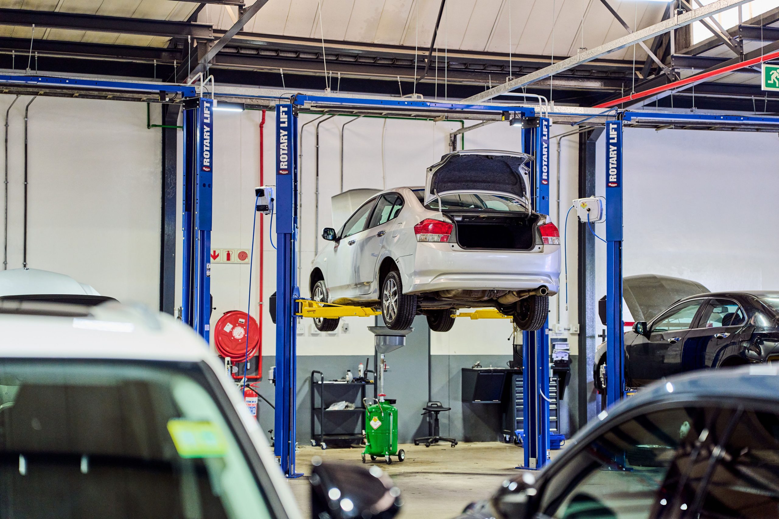 Honda service centre and workshop at Honda Auto Sandton